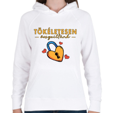 PRINTFASHION Tökéletesen összeillünk - Páros póló - Női kapucnis pulóver - Fehér női pulóver, kardigán