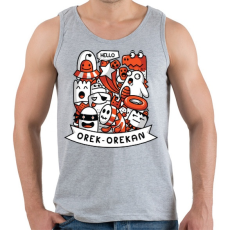 PRINTFASHION Tökfej csapat - Férfi atléta - Sport szürke