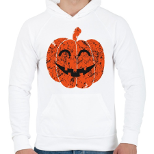 PRINTFASHION Töki - Férfi kapucnis pulóver - Fehér férfi pulóver, kardigán