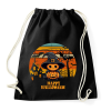 PRINTFASHION Töki Halloween - Sportzsák, Tornazsák - Fekete