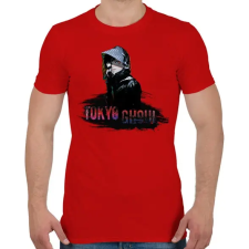 PRINTFASHION Tokyo Ghoul - Férfi póló - Piros férfi póló