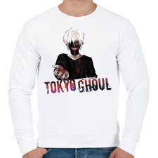 PRINTFASHION Tokyo Ghoul - Férfi pulóver - Fehér férfi pulóver, kardigán