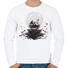 PRINTFASHION Tokyo Ghoul - Férfi pulóver - Fehér