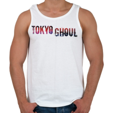 PRINTFASHION Tokyo Ghoul logo - Férfi atléta - Fehér atléta, trikó