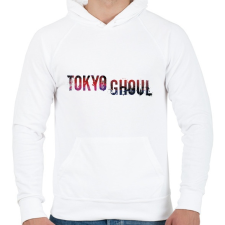 PRINTFASHION Tokyo Ghoul logo - Férfi kapucnis pulóver - Fehér férfi pulóver, kardigán