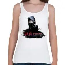 PRINTFASHION Tokyo Ghoul - Női atléta - Fehér női trikó