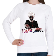 PRINTFASHION Tokyo Ghoul - Női pulóver - Fehér