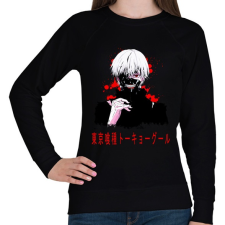 PRINTFASHION TOKYO GHOUL - Női pulóver - Fekete női pulóver, kardigán