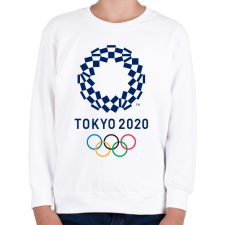 PRINTFASHION Tokyo Olimpic 2020 - Gyerek pulóver - Fehér gyerek pulóver, kardigán