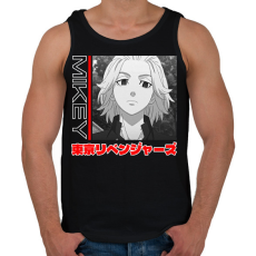 PRINTFASHION Tokyo Revengers Mikey - Férfi atléta - Fekete