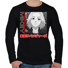 PRINTFASHION Tokyo Revengers Mikey - Férfi hosszú ujjú póló - Fekete