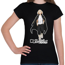 PRINTFASHION Tokyo Revengers - Mikey - Női póló - Fekete női póló