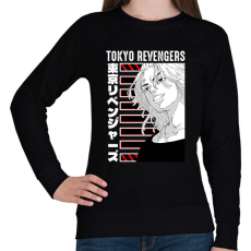 PRINTFASHION Tokyo Revengers - Női pulóver - Fekete