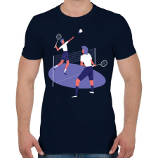 PRINTFASHION Tollas - Férfi póló - Sötétkék férfi póló