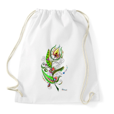 PRINTFASHION Tollpihe - Sportzsák, Tornazsák - Fehér tornazsák