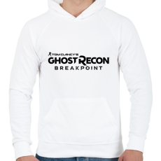 PRINTFASHION Tom Clancy's Ghost Recon Breakpoint - Férfi kapucnis pulóver - Fehér