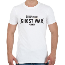 PRINTFASHION Tom Clancy's Ghost Recon WAR - Férfi póló - Fehér férfi póló