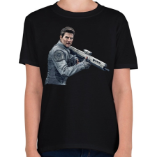 PRINTFASHION Tom Cruise - Gyerek póló - Fekete gyerek póló