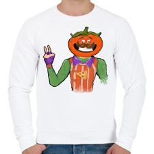 PRINTFASHION Tomatohead - Fortnite - Férfi pulóver - Fehér férfi pulóver, kardigán