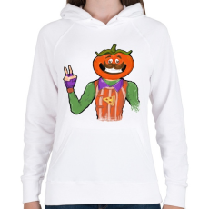 PRINTFASHION Tomatohead - Fortnite - Női kapucnis pulóver - Fehér