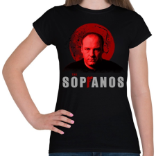 PRINTFASHION TONY SOPRANO-THE SOPRANOS - Női póló - Fekete női póló