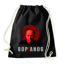 PRINTFASHION TONY SOPRANO-THE SOPRANOS - Sportzsák, Tornazsák - Fekete tornazsák
