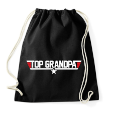 PRINTFASHION Top Grandpa - Sportzsák, Tornazsák - Fekete tornazsák