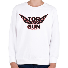 PRINTFASHION TOP GUN - Gyerek pulóver - Fehér gyerek pulóver, kardigán
