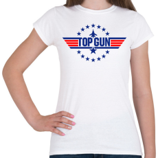PRINTFASHION Top Gun - Női póló - Fehér