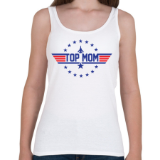 PRINTFASHION Top Mom - Női atléta - Fehér női trikó