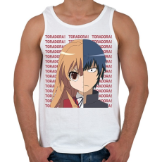 PRINTFASHION Toradora! - Férfi atléta - Fehér
