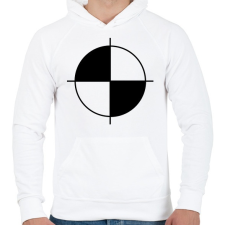 PRINTFASHION töresteszt - Férfi kapucnis pulóver - Fehér férfi pulóver, kardigán