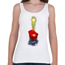 PRINTFASHION Török Edina 02 - Női atléta - Fehér női trikó