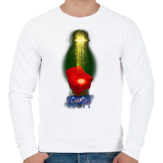 PRINTFASHION Török Edina 05 - Férfi pulóver - Fehér