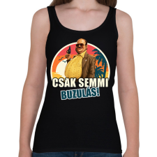 PRINTFASHION Torrente - Csak semmi buzulás! - Női atléta - Fekete női trikó