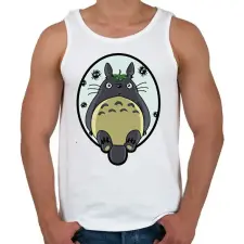 PRINTFASHION Totoro - Férfi atléta - Fehér atléta, trikó
