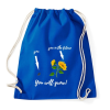 PRINTFASHION Tovább fogsz fejlődni - Sportzsák, Tornazsák - Bright royal