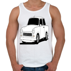 PRINTFASHION Trabant  - Férfi atléta - Fehér
