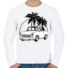 PRINTFASHION trabant - Férfi pulóver - Fehér