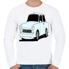 PRINTFASHION Trabant  - Férfi pulóver - Fehér