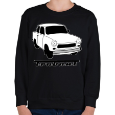 PRINTFASHION Trabant - Gyerek pulóver - Fekete gyerek pulóver, kardigán
