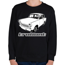 PRINTFASHION trabant - Gyerek pulóver - Fekete gyerek pulóver, kardigán
