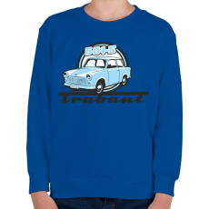 PRINTFASHION trabant kék - Gyerek pulóver - Királykék