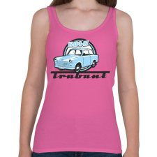 PRINTFASHION trabant kék - Női atléta - Rózsaszín női trikó