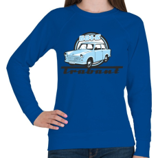 PRINTFASHION trabant kék - Női pulóver - Királykék