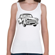 PRINTFASHION Trabant - Női atléta - Fehér női trikó