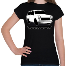 PRINTFASHION Trabant - Női póló - Fekete