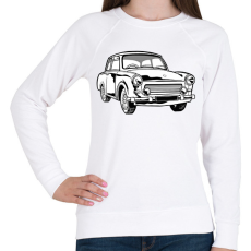 PRINTFASHION Trabant - Női pulóver - Fehér