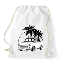 PRINTFASHION trabant - Sportzsák, Tornazsák - Fehér tornazsák