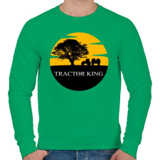 PRINTFASHION TRACTOR KING - Férfi pulóver - Zöld férfi pulóver, kardigán